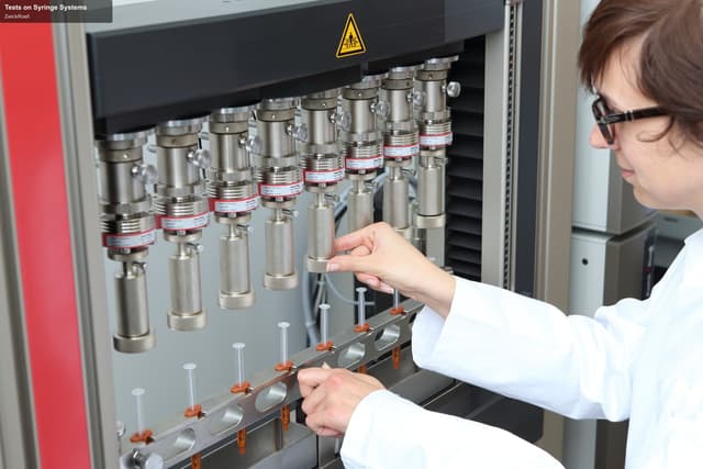 ZwickRoell sell "Tests on Syringe Systems"
