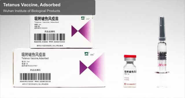 Wuhan Institute of Biological Products sell "Tetanus Vaccine, Adsorbed"