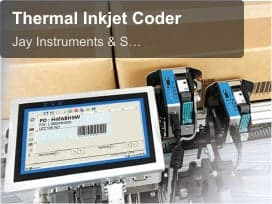 Jay Instruments & Systems Pvt Ltd sell "Thermal Inkjet Coder"