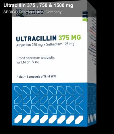 SEDICO Pharmaceutical Company sell "Ultracillin 375 , 750 & 1500 mg"