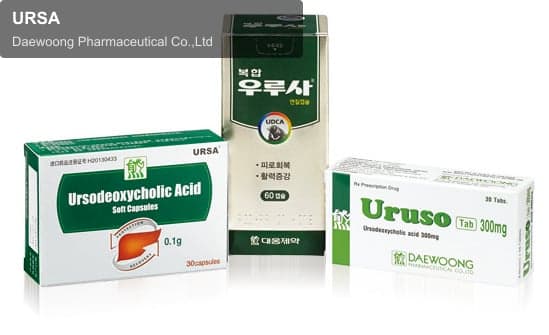Daewoong Pharmaceutical Co.,Ltd sell "URSA"