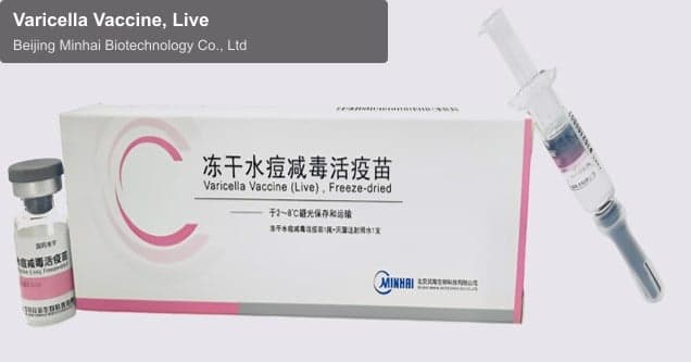 Beijing Minhai Biotechnology Co., Ltd sell "Varicella Vaccine, Live"