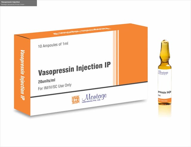 Montage Laboratories Private Limited sell "Vasopressin Injection"