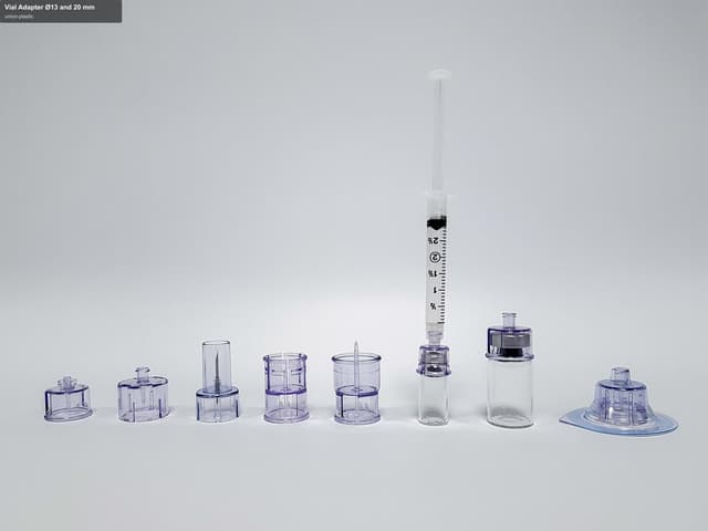 Union Plastic sell "Vial Adapter Ø13 and 20 mm"