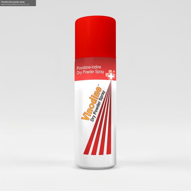 MIDAS CARE PHARMACEUTICAL PVT. LTD. sell "Vinodine Dry powder spray"
