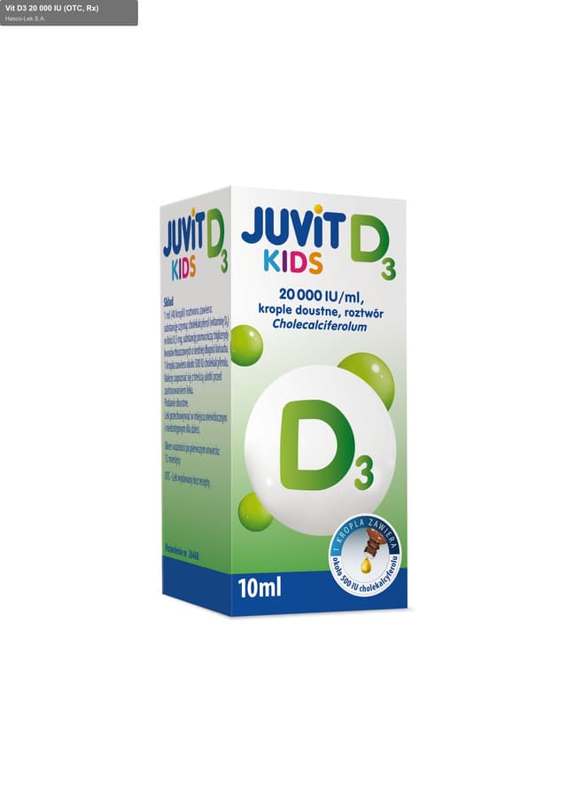 Hasco-Lek S.A. sell "Vit D3 20 000 IU (OTC, Rx)"