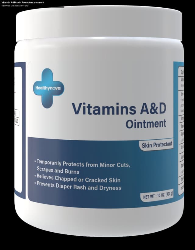 MEDWISE OVERSEAS PVT LTD sell "Vitamin A&D skin Protectant ointment"
