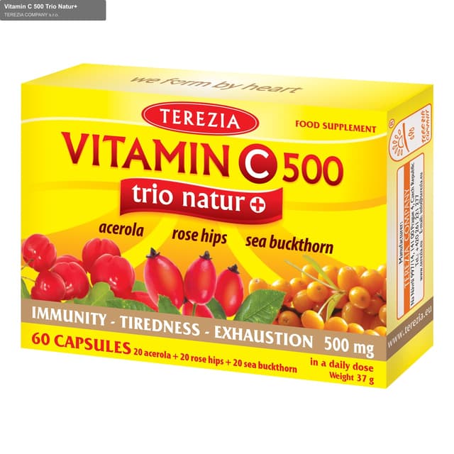 TEREZIA COMPANY s.r.o. sell "Vitamin C 500 Trio Natur+"