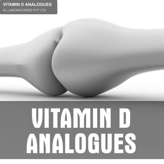 XL LABORATORIES PVT LTD sell "VITAMIN D ANALOGUES"