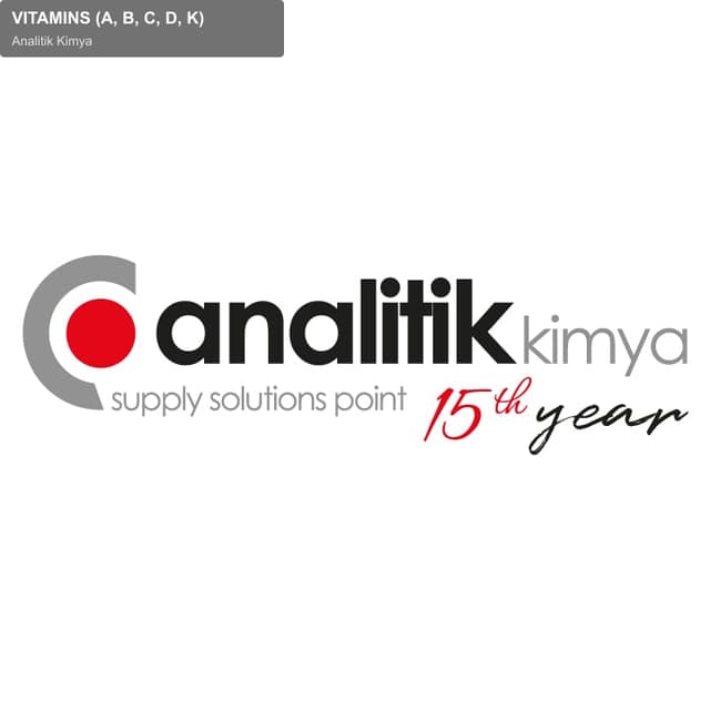 Analitik Kimya sell "VITAMINS (A, B, C, D, K)"