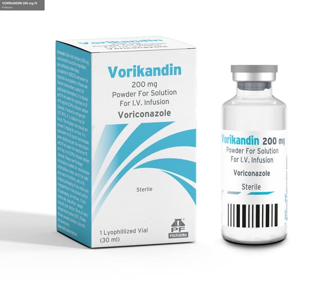 Polifarma sell "VORİKANDİN 200 mg IV"