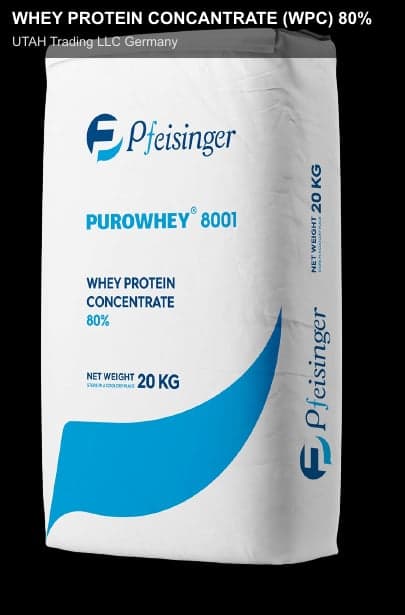 UTAH Trading LLC Germany sell "WHEY PROTEIN CONCANTRATE (WPC) 80%"