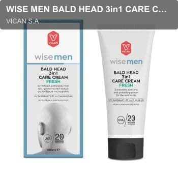 VICAN S.A sell "WISE MEN BALD HEAD 3in1 CARE CREAM"
