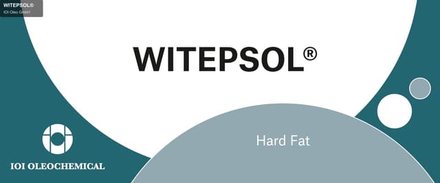 IOI Oleo GmbH sell "WITEPSOL® ​"