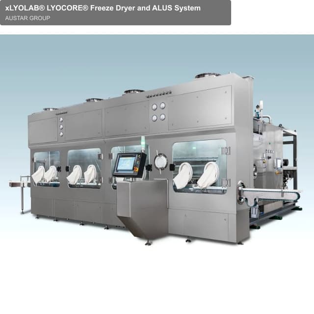 AUSTAR GROUP sell "xLYOLAB® LYOCORE® Freeze Dryer and ALUS System"