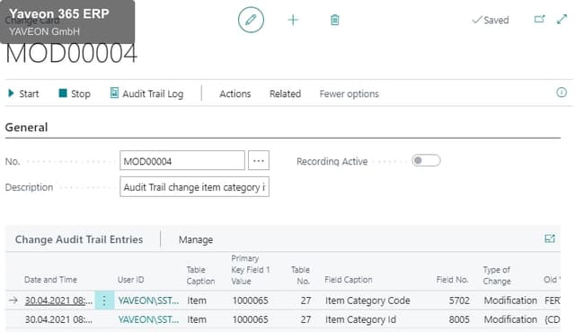 YAVEON GmbH sell "Yaveon 365 ERP"