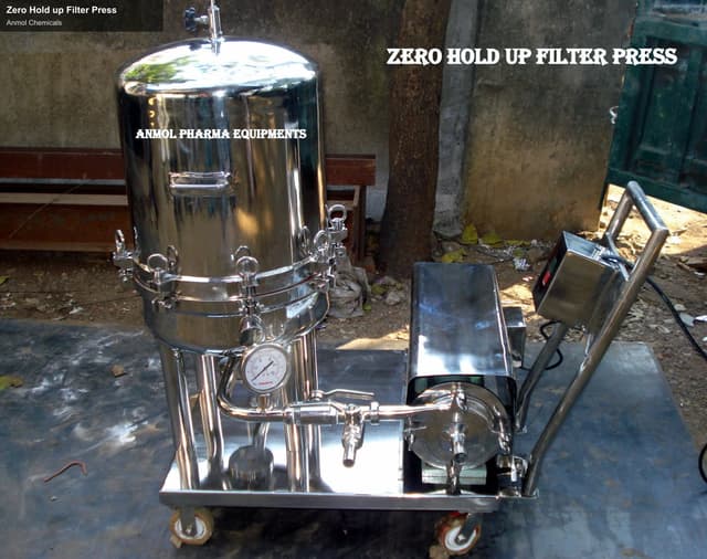 Anmol Chemicals sell "Zero Hold up Filter Press"