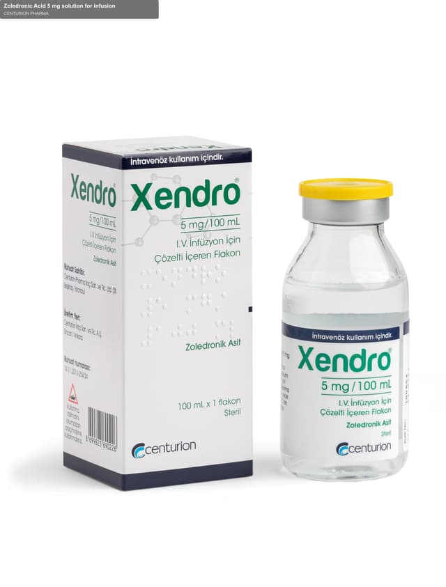 CENTURION PHARMA sell "Zoledronic Acid 5 mg solution for infusion"