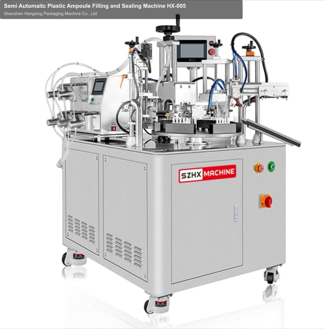 Semi Automaitc Plastic Ampoule Filling and Sealing Machine HX-005