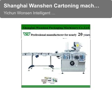 Shanghai Wanshen Cartoning machine for injections