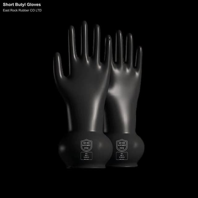 Short Butyl Gloves