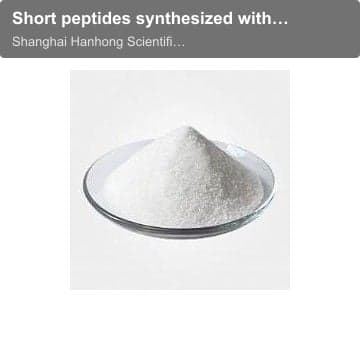 Short peptides synthesized with liquid phase