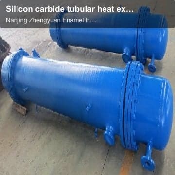 Silicon carbide tubular heat exchanger