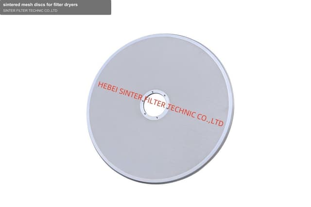 sintered mesh discs for filter dryers