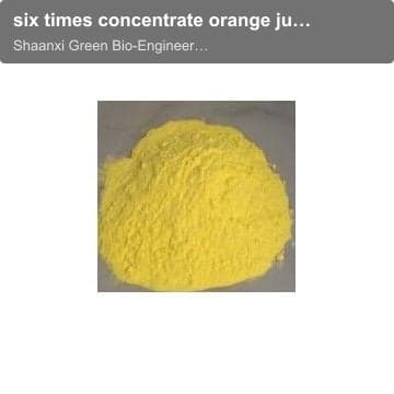 six times concentrate orange juice powder