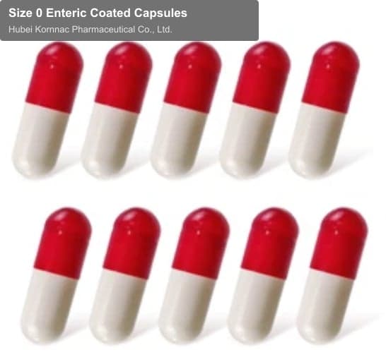 Size 0 Enteric Coated Capsules