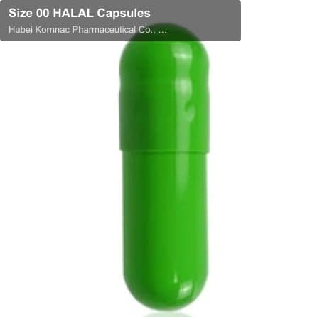 Size 00 HALAL Capsules