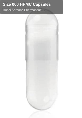Size 000 HPMC Capsules