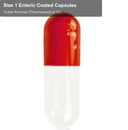 Size 1 Enteric Coated Capsules