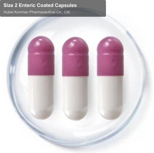 Size 2 Enteric Coated Capsules