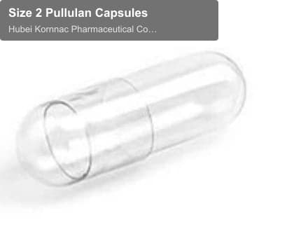 Size 2 Pullulan Capsules