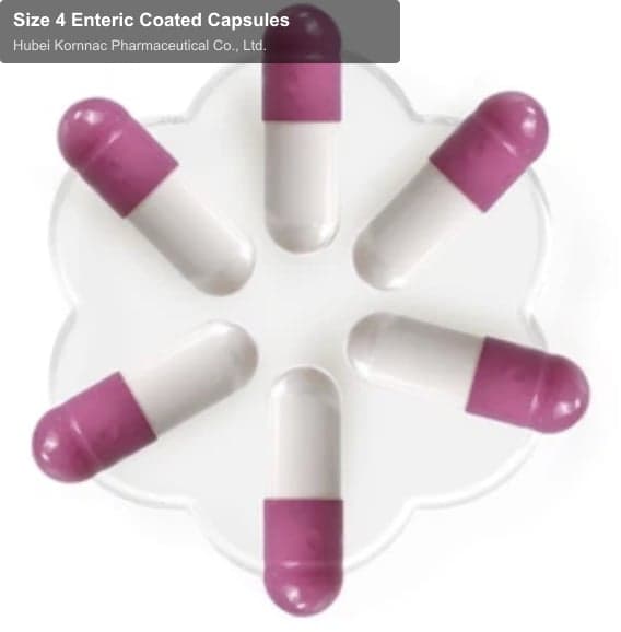 Size 4 Enteric Coated Capsules