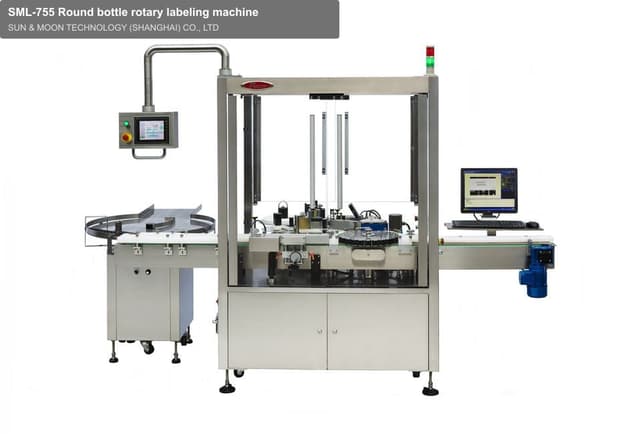 SML-755 Round bottle rotary labeling machine