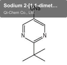 Sodium 2-[1,1-dimethylethyl]-5-pyrimidinolate solution