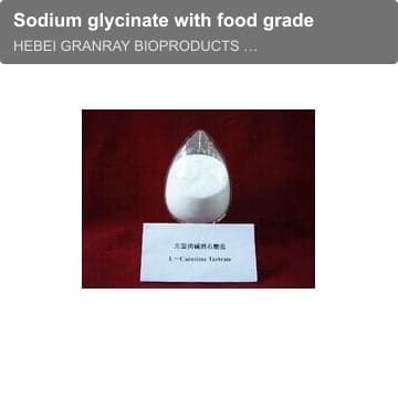 Sodium glycinate with food grade
