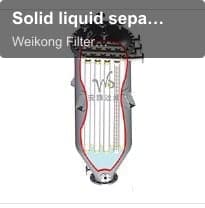Solid liquid separator filter blower wet filter