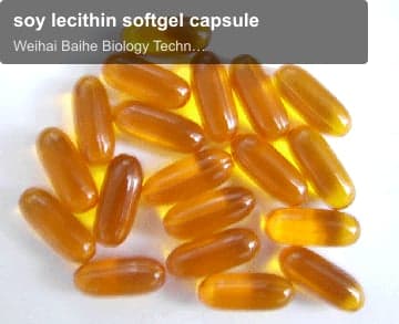 soy lecithin softgel capsule