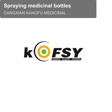 Spraying medicinal bottles