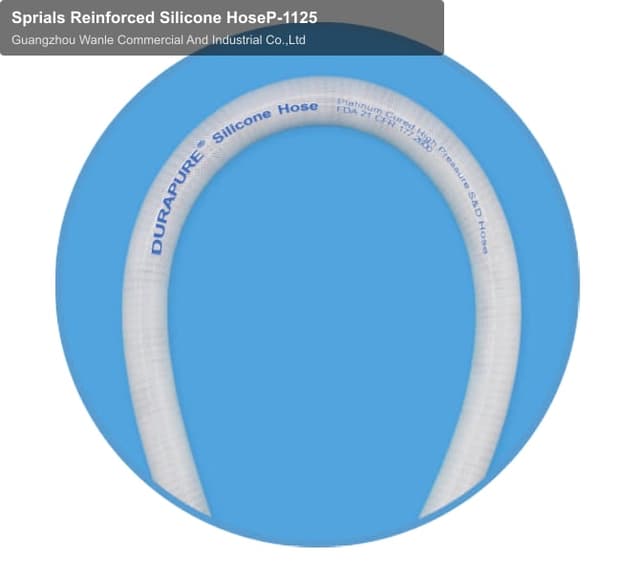 Sprials Reinforced Silicone HoseP-1125