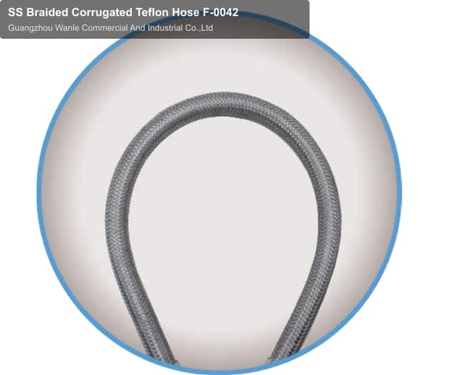 SS Braided Corrugated Teflon Hose F-0042