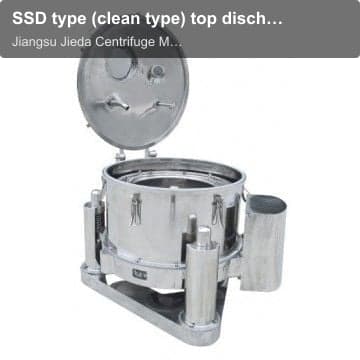 SSD type (clean type) top discharge centrifuge