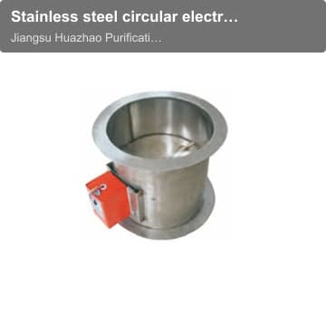 Stainless steel circular electric valve