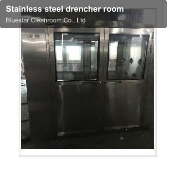Stainless steel drencher room