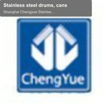 Stainless steel drums, cans