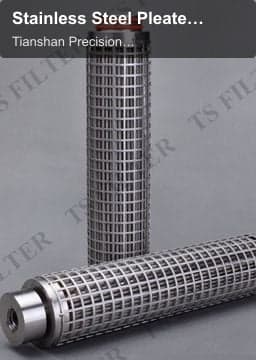 Stainless Steel Pleated Filter Cartridge