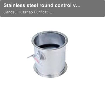 Stainless steel round control valve